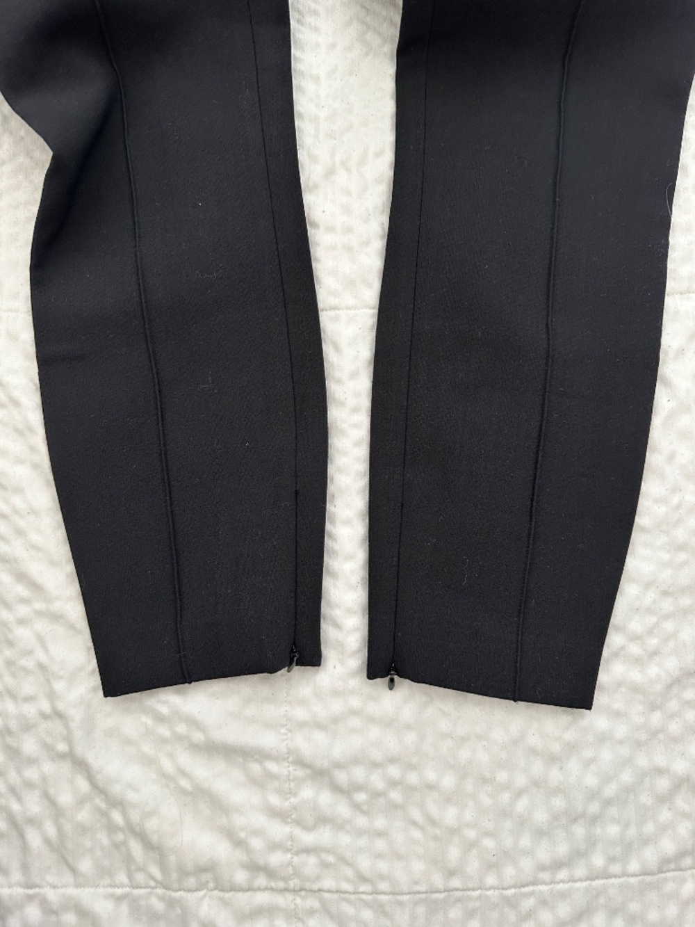 THE ROW Chandra Black Scuba Pant Size 4 - Picture 6 of 8